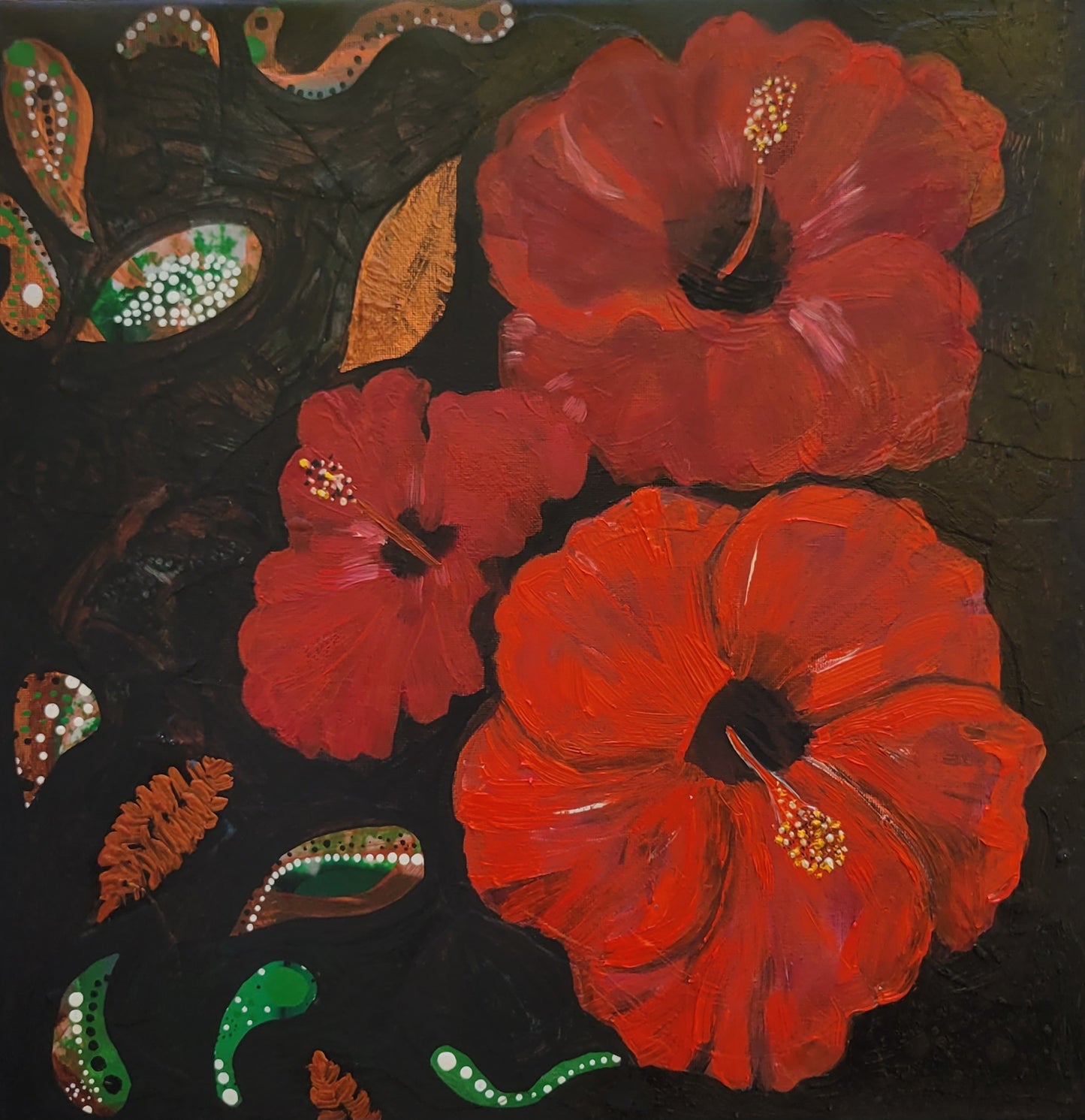"RED-DY, SET, GO"--Original Painting