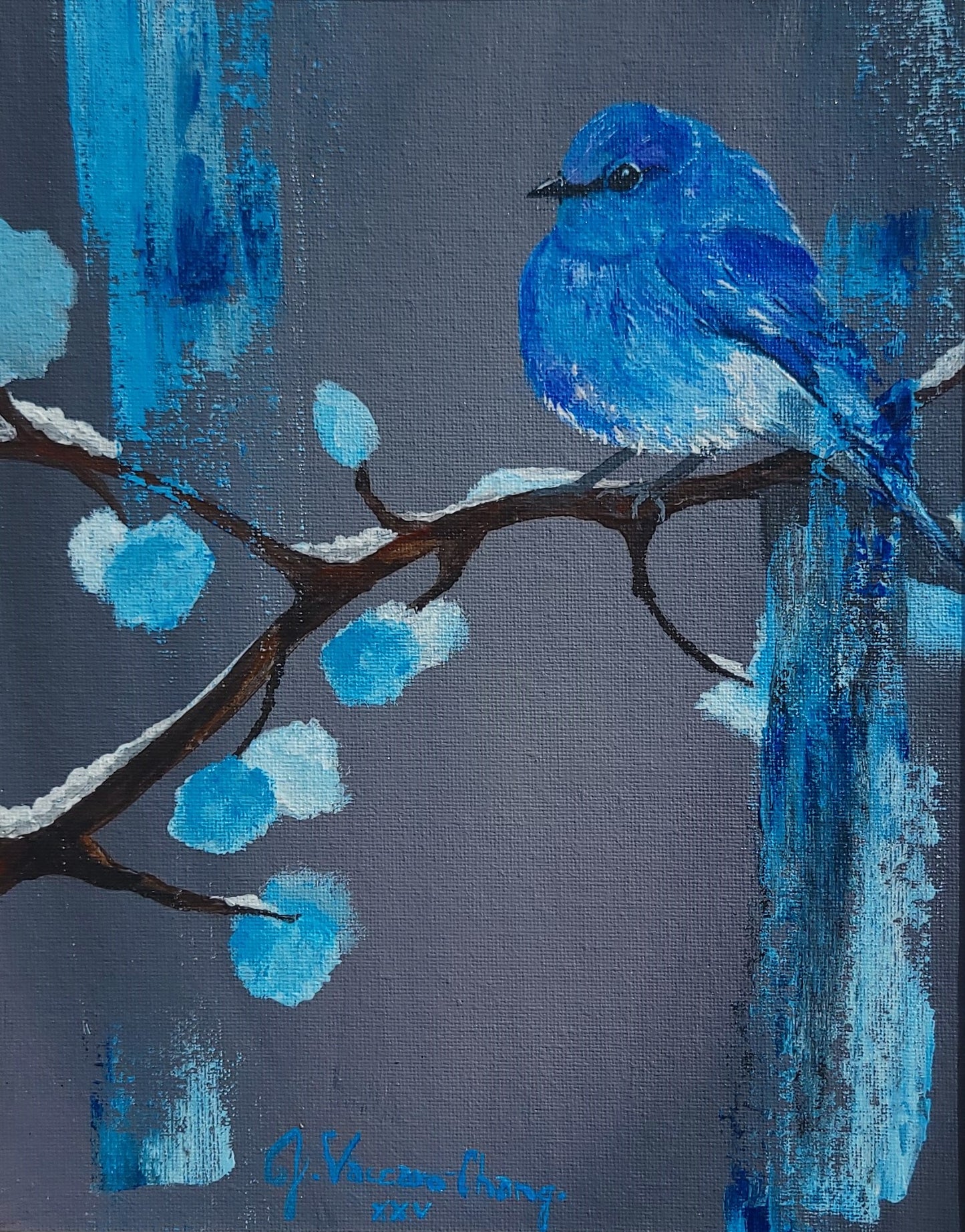 "BLEU"--Original Painting