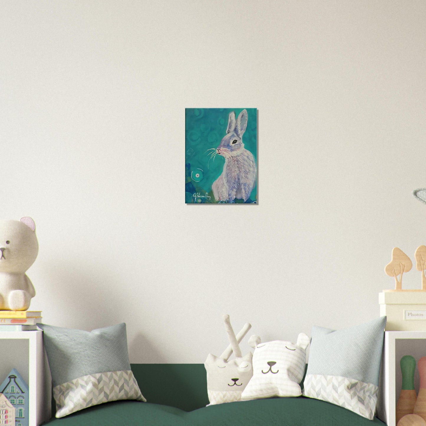 "HIPPITY HOP"--Canvas Print