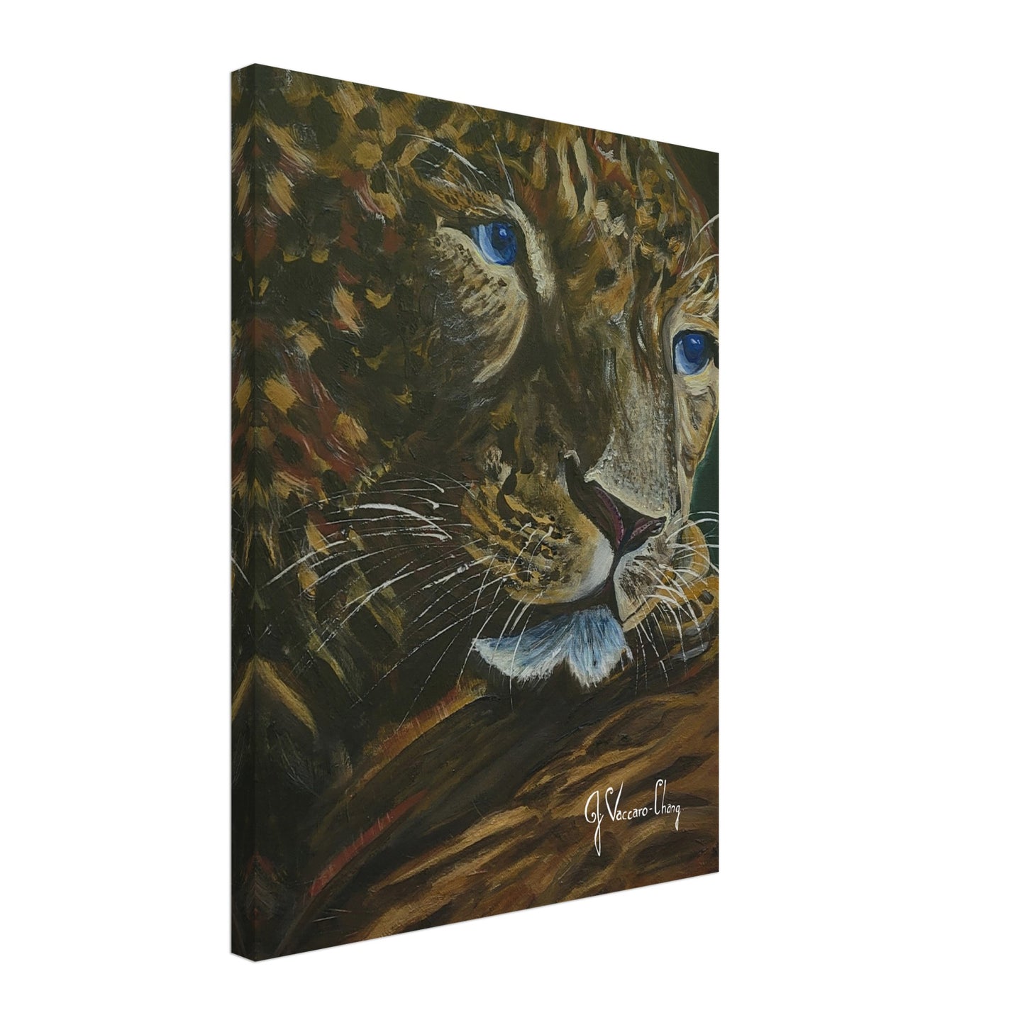 "OLD BLUE EYES"--Canvas Print