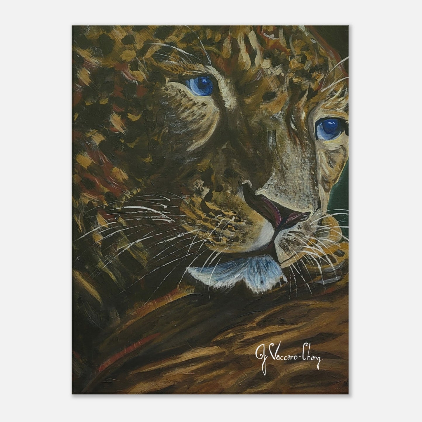 "OLD BLUE EYES"--Canvas Print