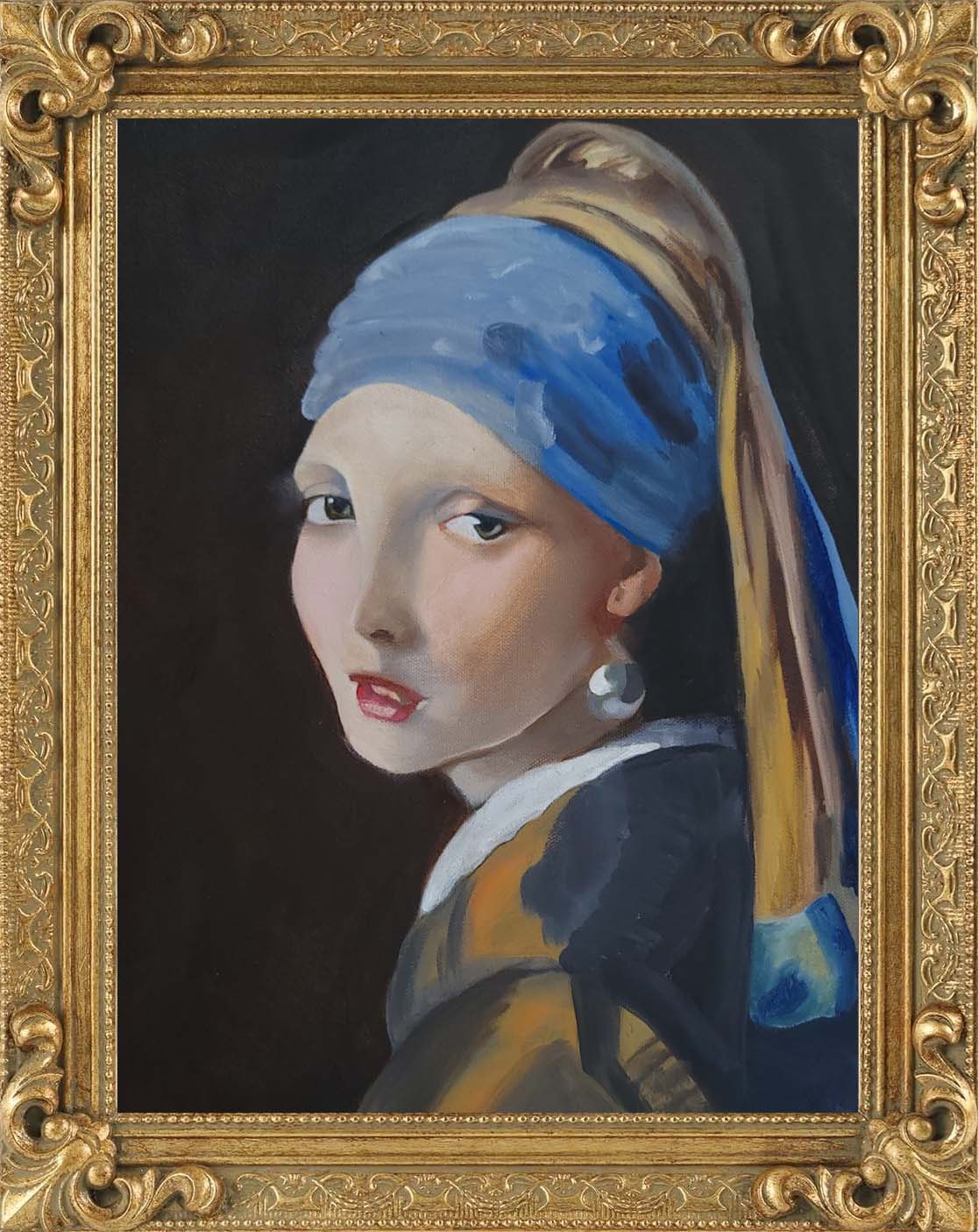 THE GIRL WITH THE PEARL EARRING (master study) – Josephine Vaccaro