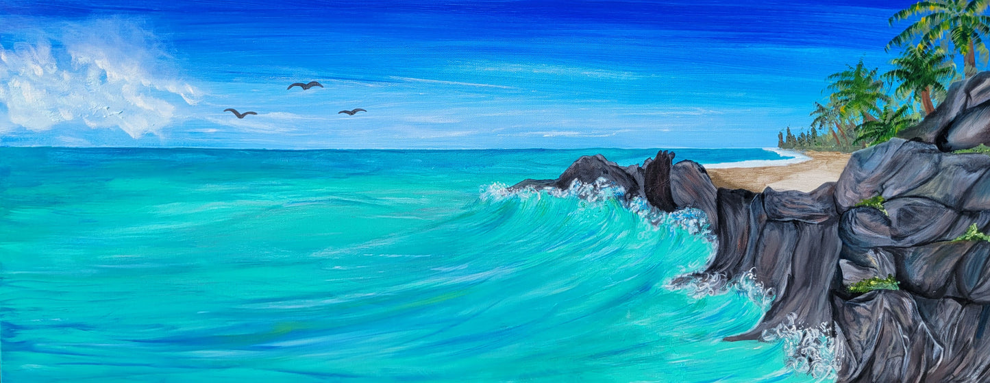 "SPLISH, SPLASH"--Original Painting