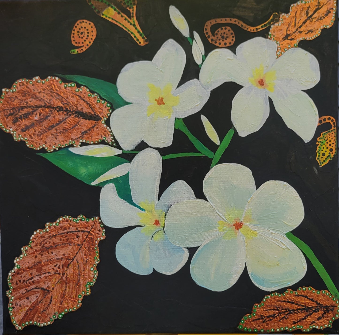 "PLUMERIA"--Original Painting