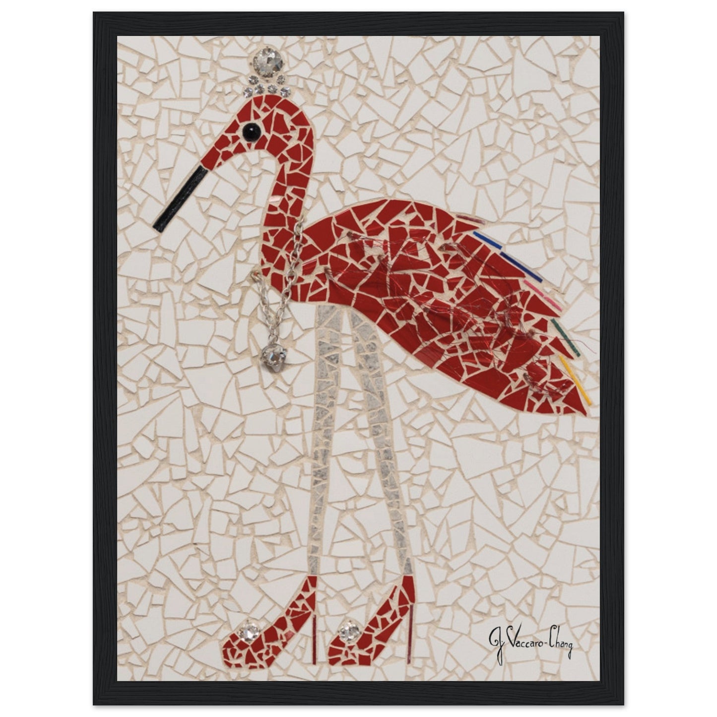 "RUBY THE RED FLAMINGO"--Framed print