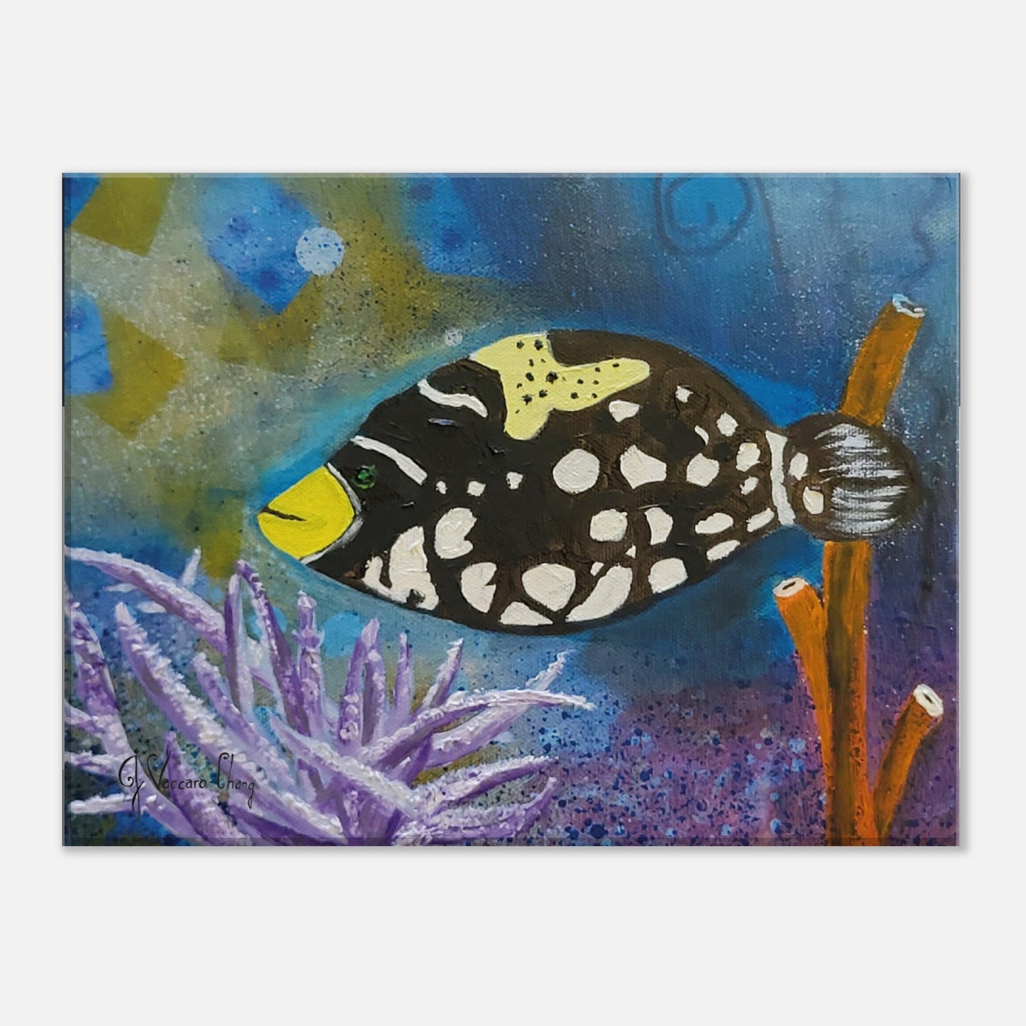 "TRIGGERFISH"--Canvas Print