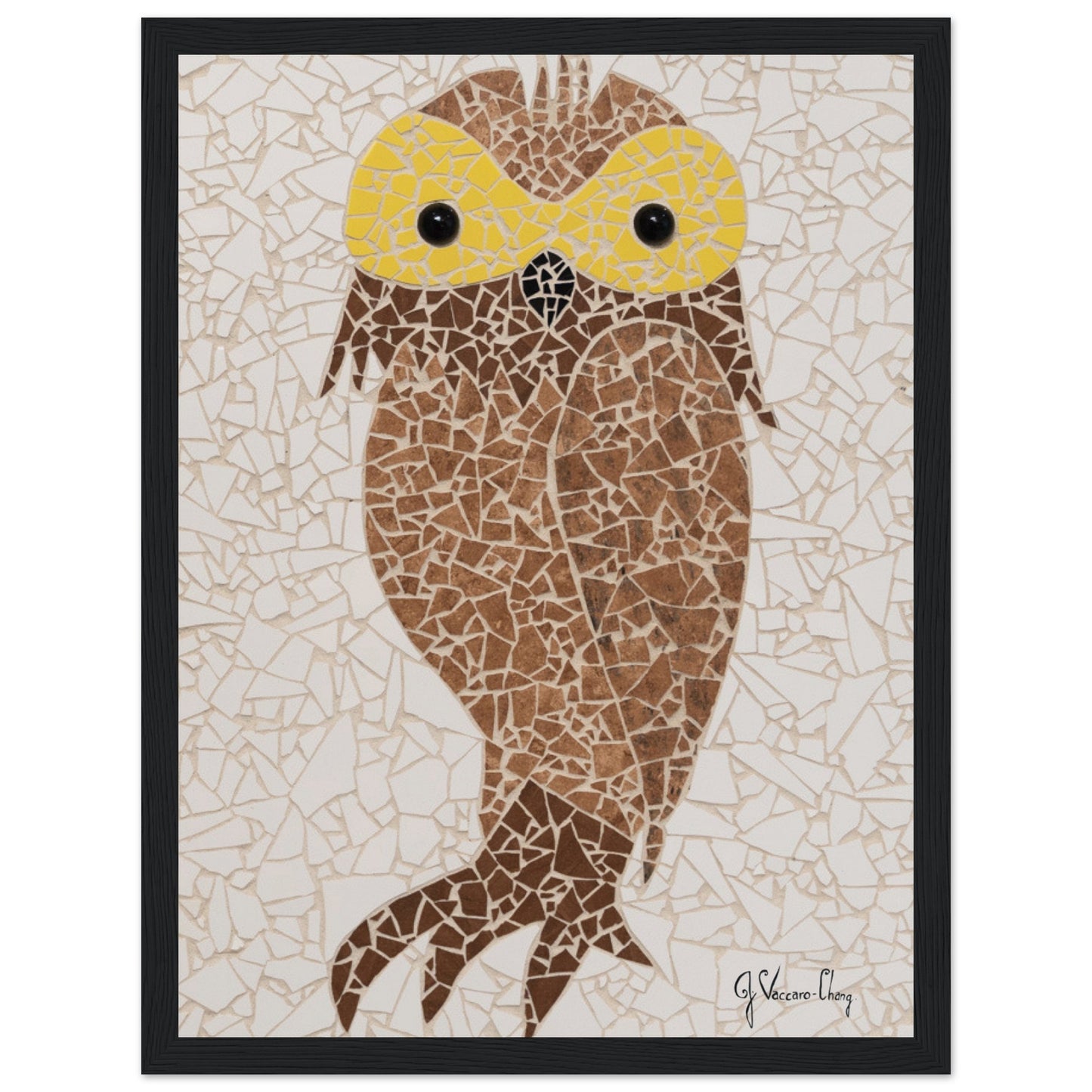 "OWEN THE BROWN OWL"--Framed print