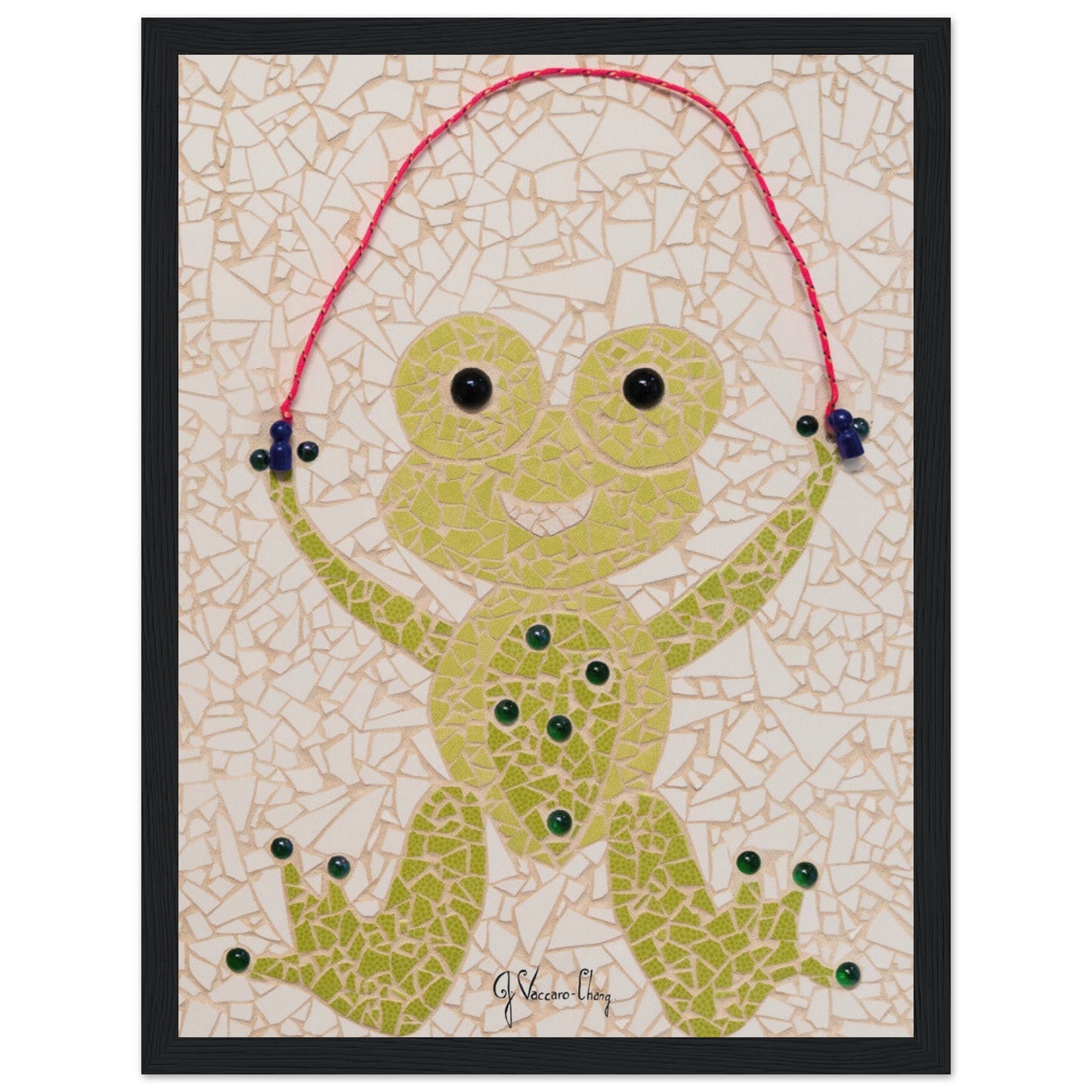 "FREDDIE THE GREEN FROG"--Framed Print