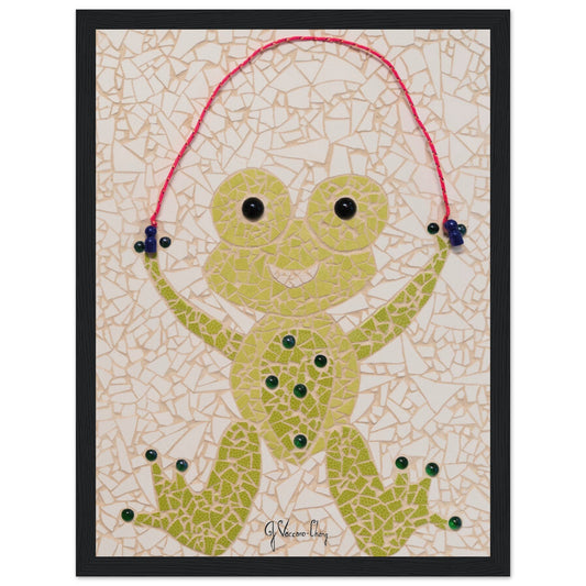 "FREDDIE THE GREEN FROG"--Framed Print