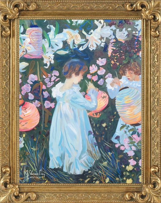 Carnation, Lily, Lily, Rose (master study)