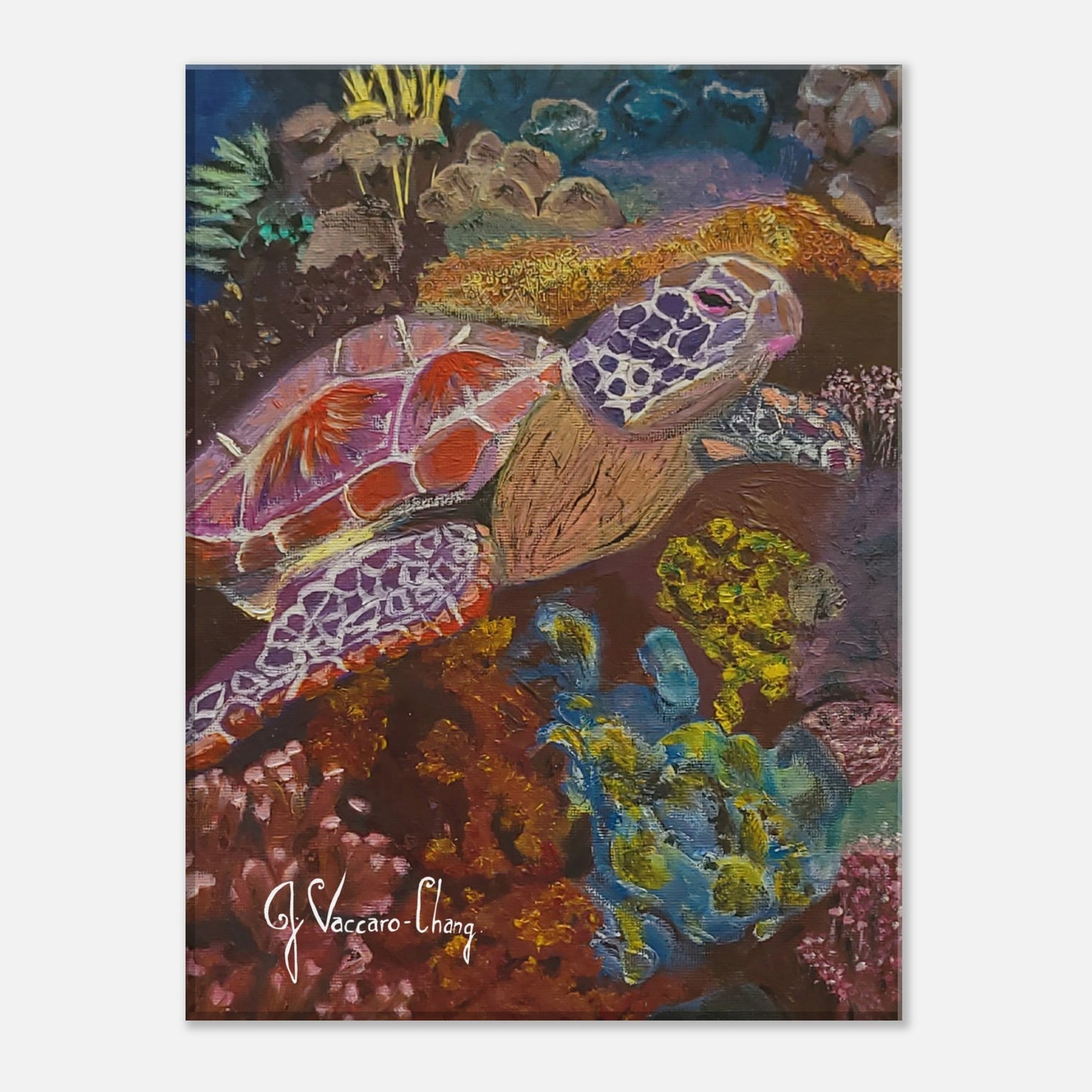 "TRINIDADIAN TURTLE"--Canvas Print