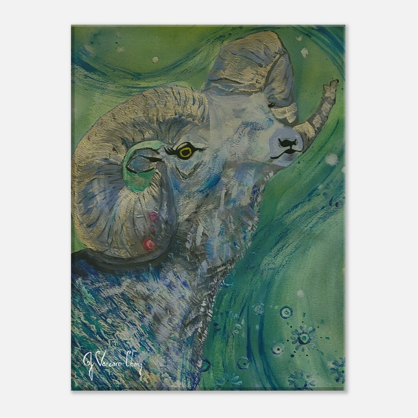 "MYSTIC RAM"--Canvas Print