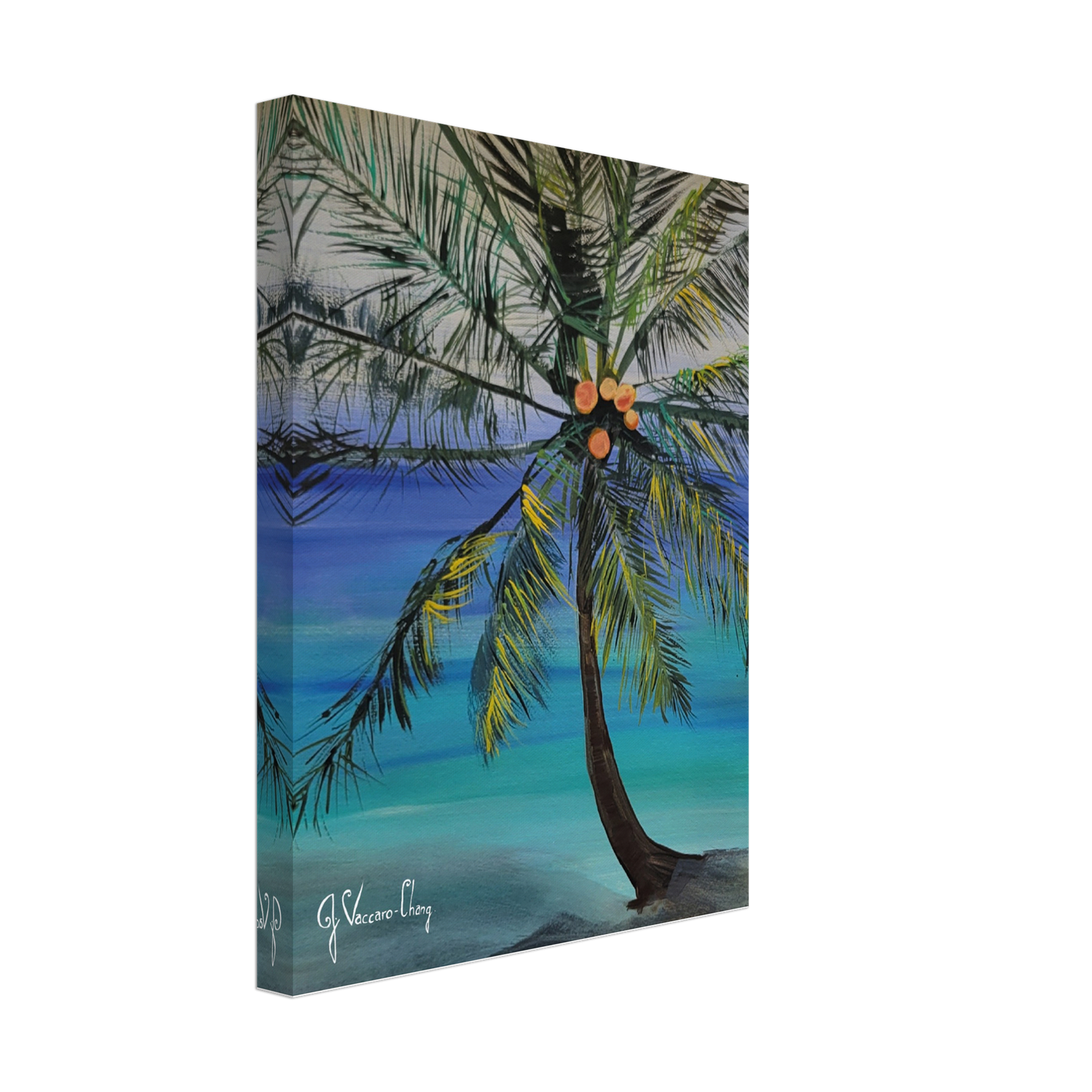 "ISLAND BREEZE"--Canvas Print